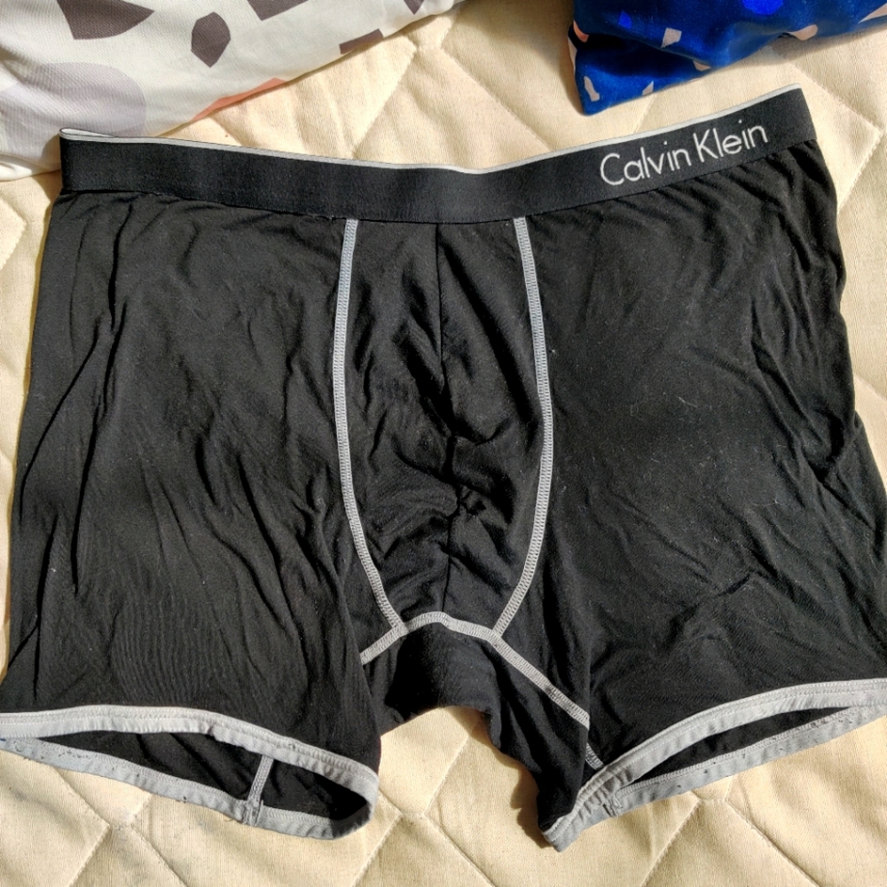 Calvin Klein One microfiber boxer briefs, L, blk